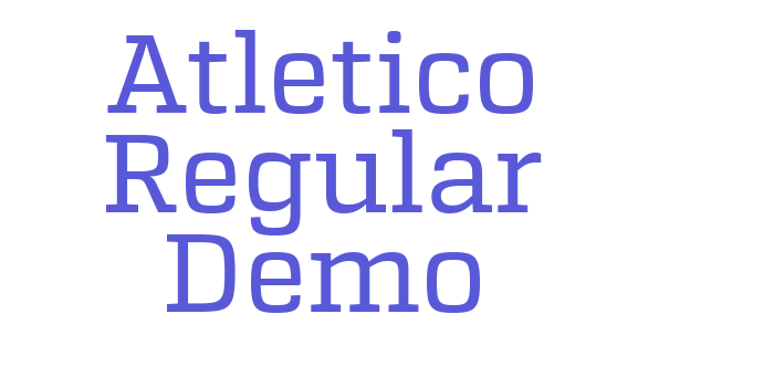 Atletico Regular Demo Font