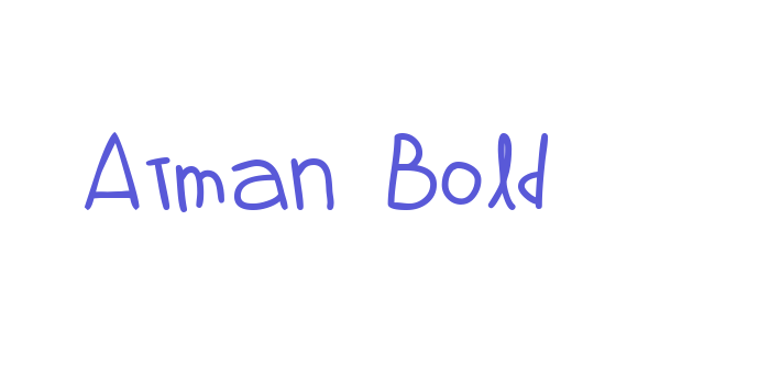 Atman Bold Font Download