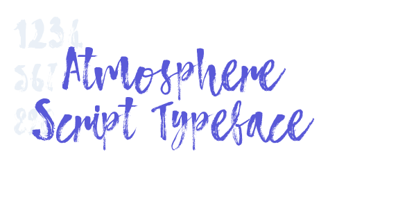 Atmosphere Script Typeface font free