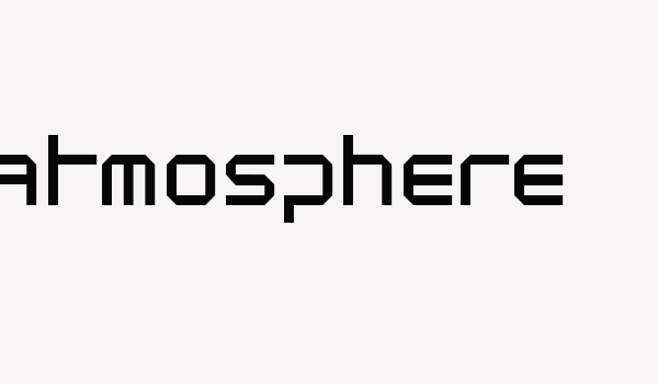 Atmosphere Font