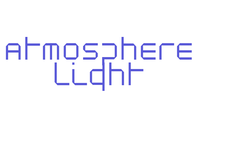 Atmosphere Light Font Download