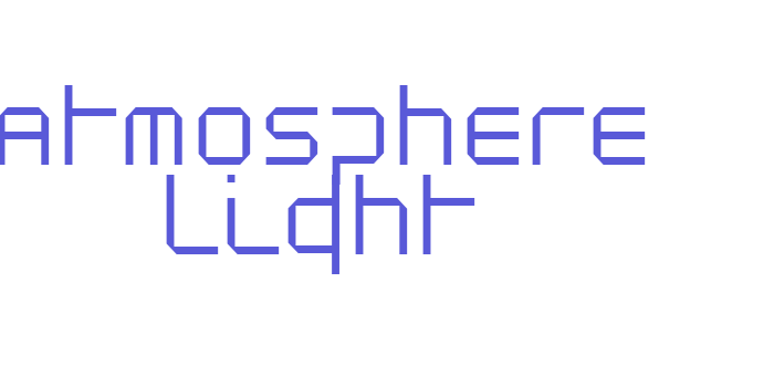 Atmosphere Light Font Download