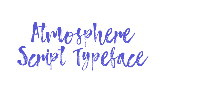 Atmosphere Script Typeface Font Download