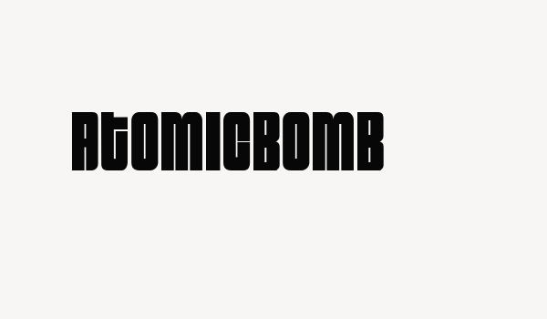 AtomicBomb Font