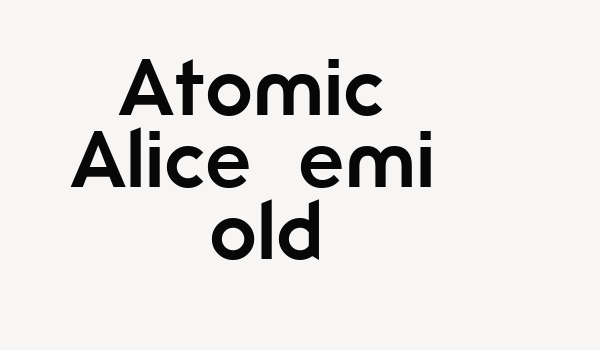 Atomic Alice Semi Bold Font