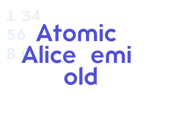 Atomic Alice Semi Bold