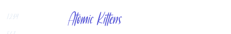 Atomic Kittens font download