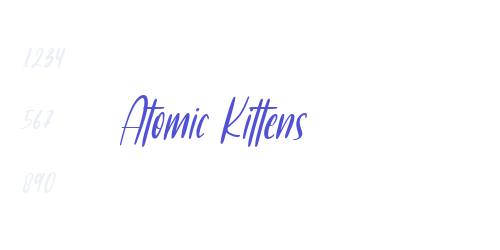 Atomic Kittens-font-download