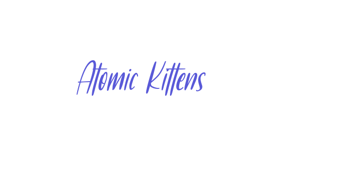 Atomic Kittens Font