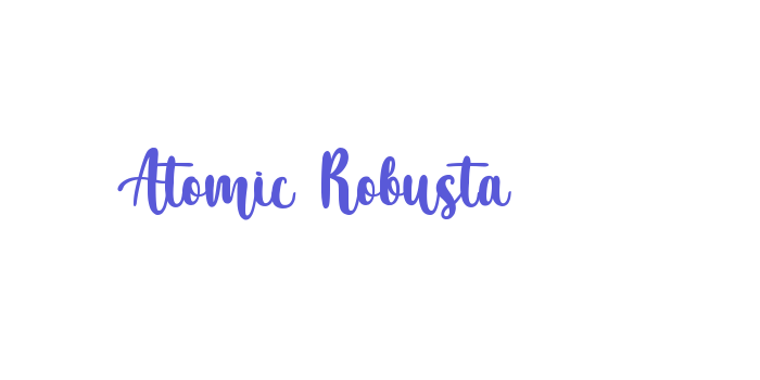 Atomic Robusta Font Download