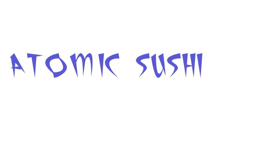 Atomic Sushi Font Download