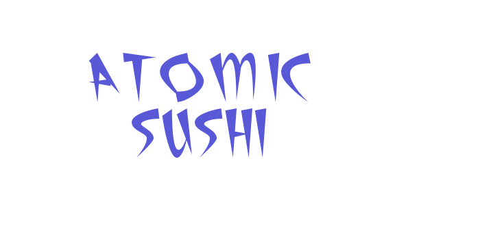 Atomic Sushi Font Download