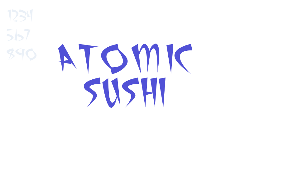 Atomic Sushi-font-download