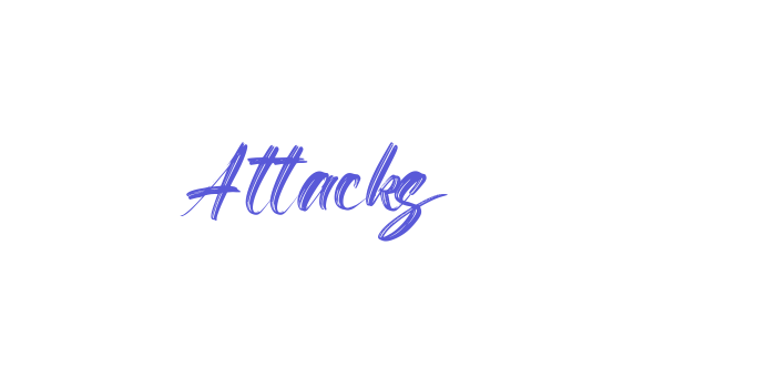 Attacks Font Download