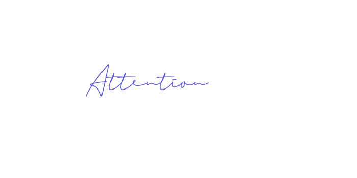 Attention Font Download