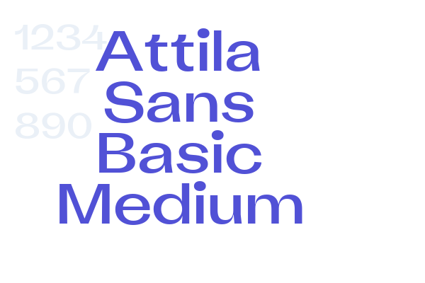 Attila Sans Basic Medium
