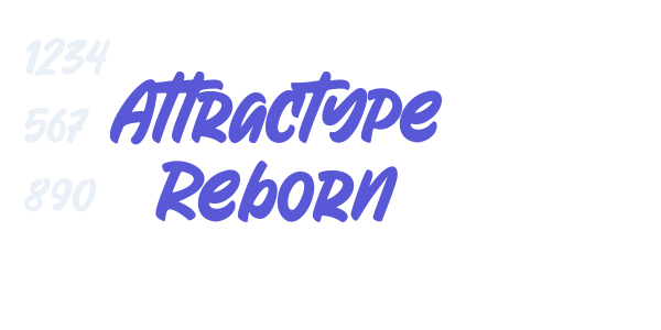 Attractype Reborn font free