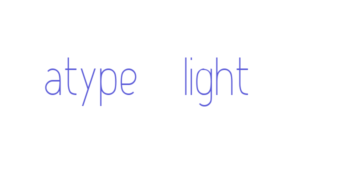 Atype 1 Light Font Download