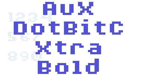 AuX DotBitC Xtra Bold-font-download
