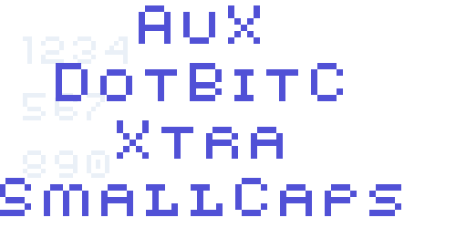 AuX DotBitC Xtra SmallCaps-font-download