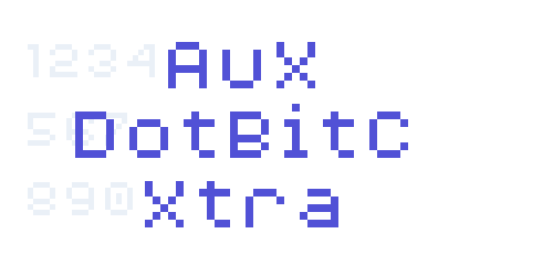 AuX DotBitC Xtra-font-download