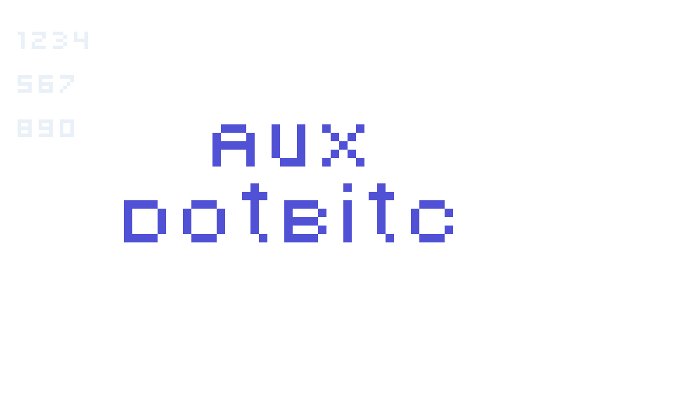 AuX DotBitC-font-download