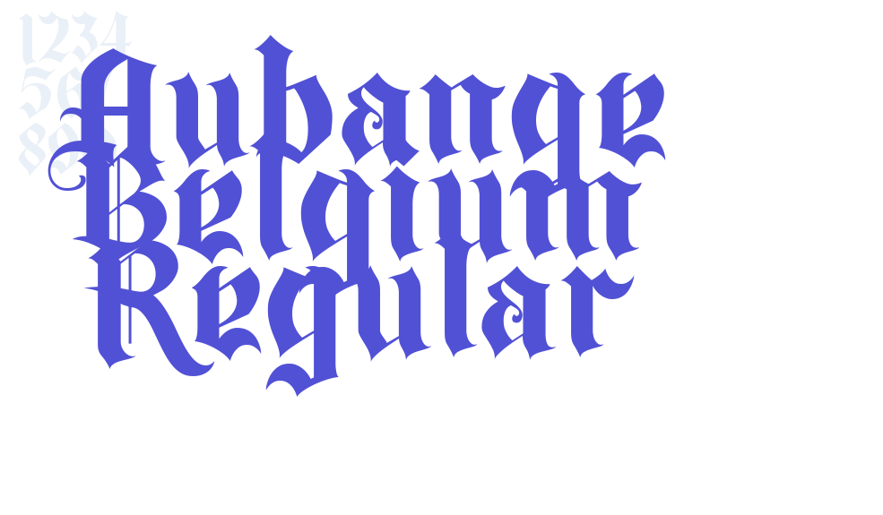 Aubange Belgium Regular-font-download