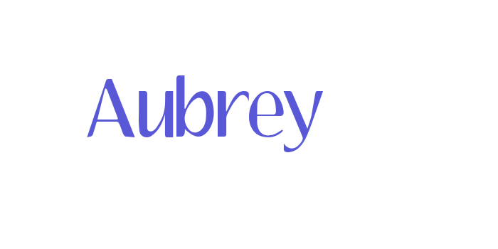 Aubrey Font