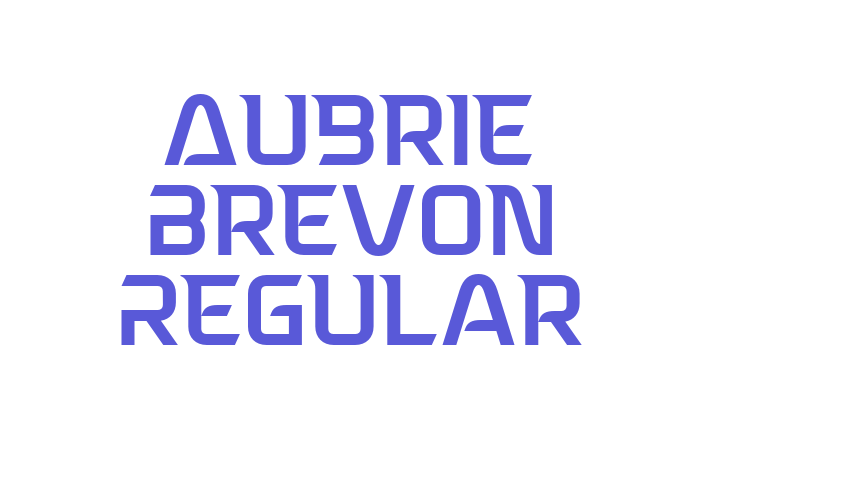 Aubrie Brevon Regular Font Download