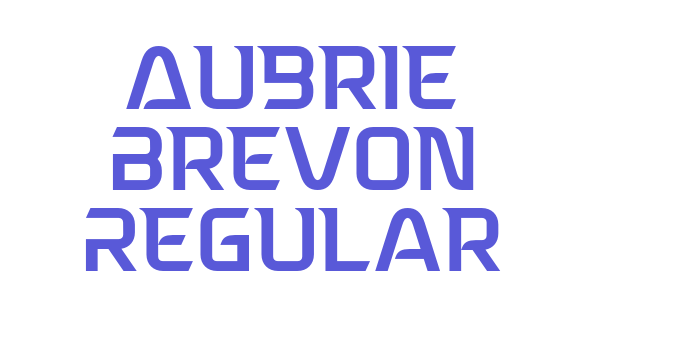 Aubrie Brevon Regular Font Download