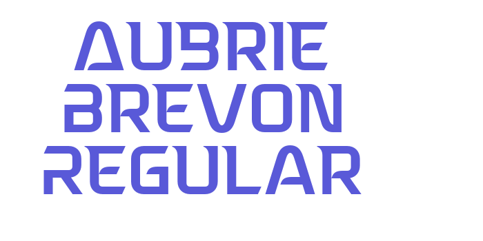 Aubrie Brevon Regular Font