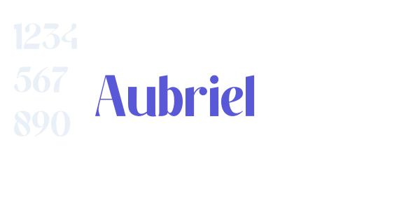 Aubriel font free