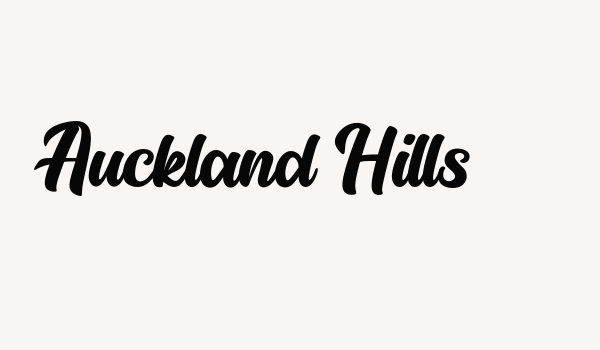 Auckland Hills Font