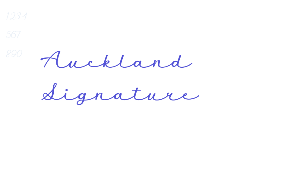 Auckland Signature-font-download