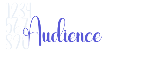 Audience font free