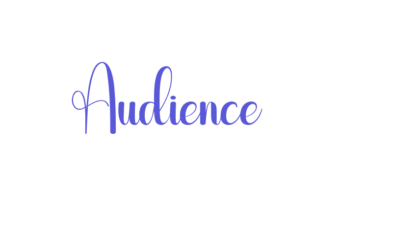 Audience Font