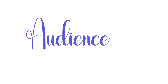 Audience Font Download