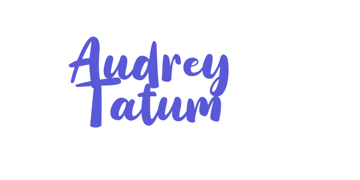 Audrey Tatum Font Download