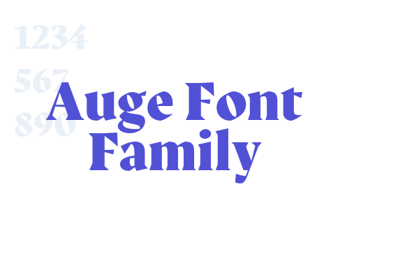 Auge Font Family