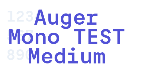Auger Mono TEST Medium-font-download
