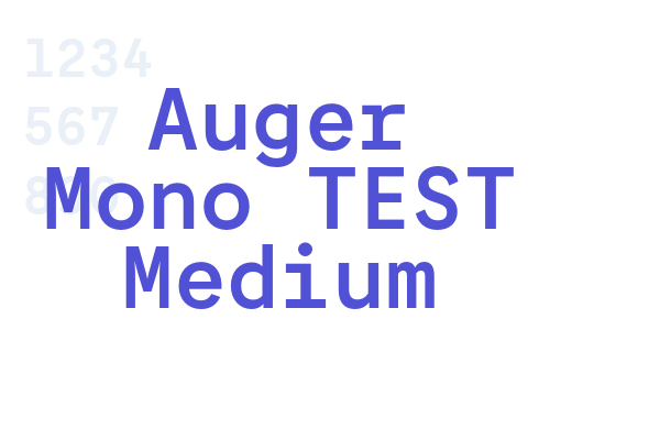 Auger Mono TEST Medium