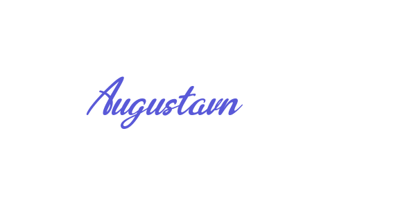 Augustavn font free