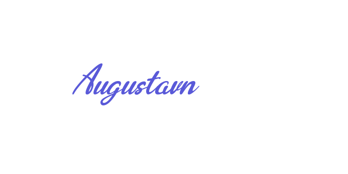 Augustavn Font Download