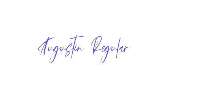 Augustin Regular Font Download