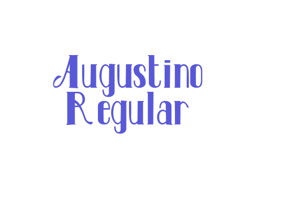 Augustino Regular Font