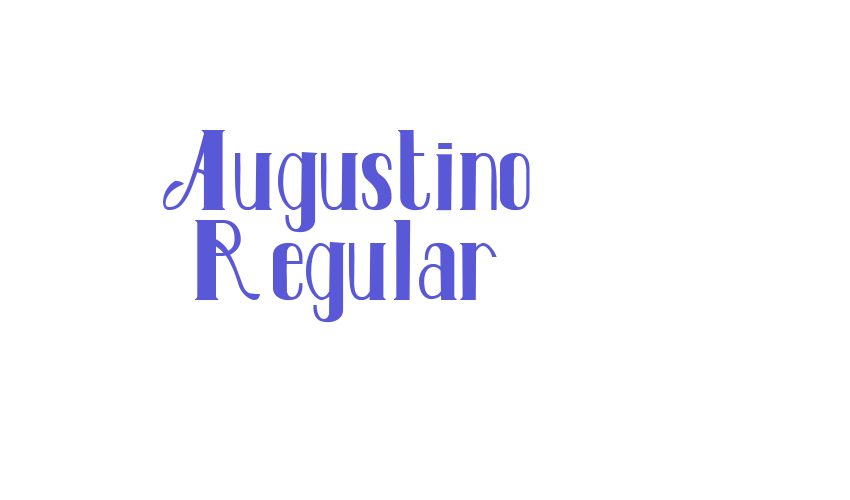 Augustino Regular Font