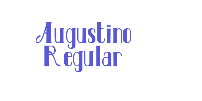 Augustino Regular Font Download