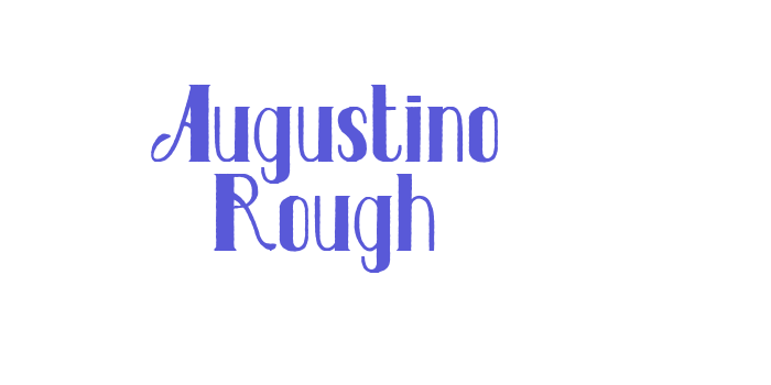 Augustino Rough Font Download