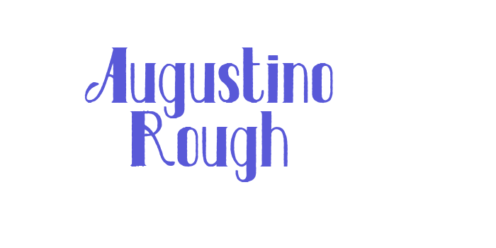 Augustino Rough Font