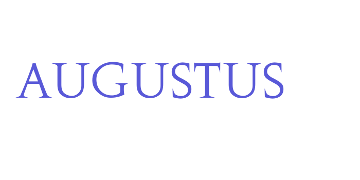 Augustus Font Download